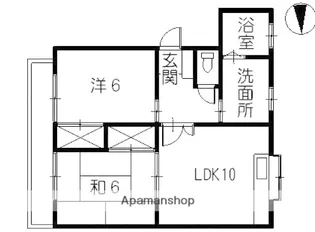 パル翠町(ファミリー)【1階】の間取り