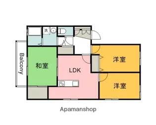 コンフォート高瀬№1【101号室】の間取り