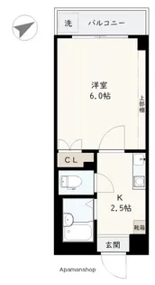 シャンポール昭和町【2階】の間取り