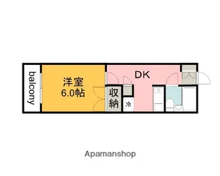 ロイヤルOS【3階】の間取り