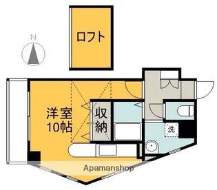 金屋町グランデ【3階】の間取り