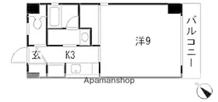 グリーンハウス【3階】の間取り