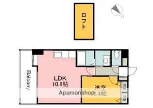 エスポアール庚午【10階】の間取り