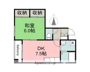 パークサイドYNY【3階】の間取り