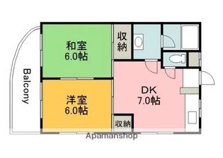 タガシラビル【3階】の間取り