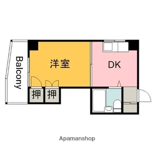 CALM南竹屋町【501号室】の間取り