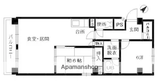 メゾン佐々木【5階】の間取り