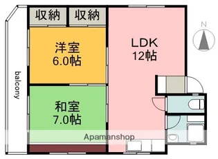 サンストリーム【4階】の間取り