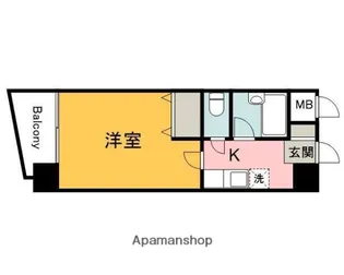 NAKASHIMA BLD【4階】の間取り