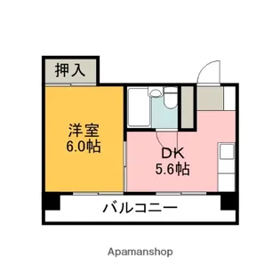 冨永ビル【5階】の間取り