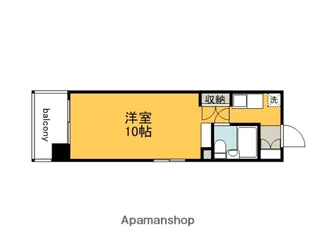 ロイヤル比治山【6階】の間取り