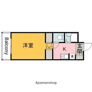 フレンズ【5階】の間取り