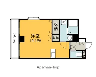 モンフレール【5階】の間取り