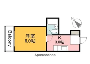 アストラムシンカワ【606号室】の間取り