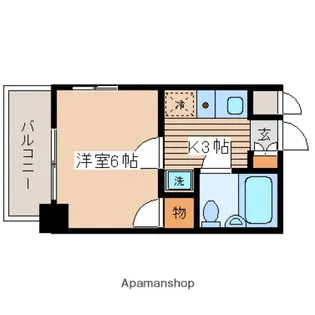 ダイアパレス比治山パークサイド【11階】の間取り