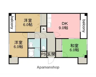 ルネス21【201号室】の間取り