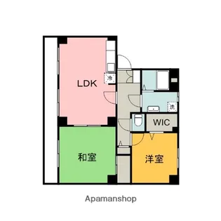 フォブールエム【2階】の間取り