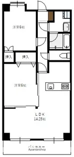 エルサンク浜岡【5階】の間取り