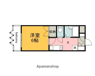 グレース国泰寺【202号室】の間取り