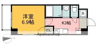 第2エビスヤビル【4階】の間取り