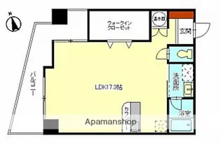 ルミエール幟【7階】の間取り
