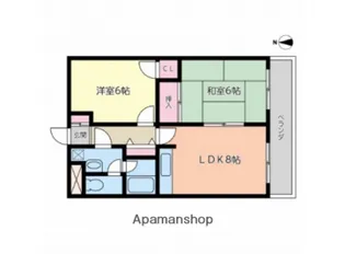 第3好木ビル【3階】の間取り