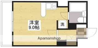 清水ハイツ【3階】の間取り