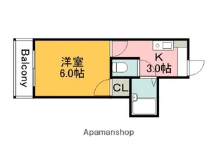 ロイヤルメゾン古江【2階】の間取り