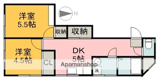 小中ビル【2階】の間取り
