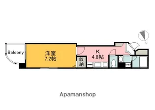 SUNSQUARE堺町【2階】の間取り