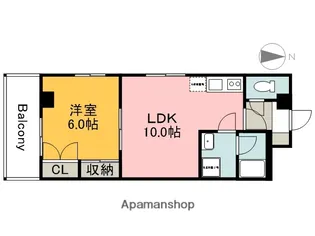 SANSOUTHSILENCE【6階】の間取り