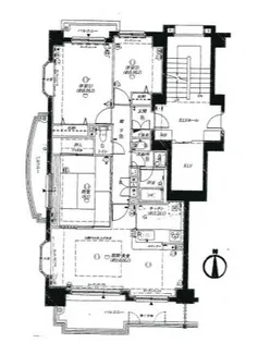 パークハウス東山弐番館【14階】の間取り