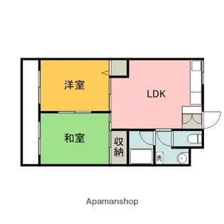第2中広不動産ビル【3階】の間取り