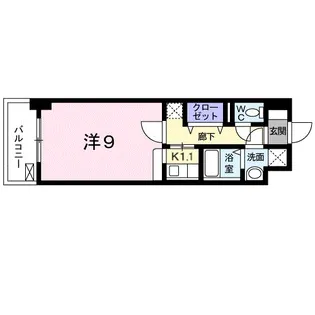 アルド-ル庚午【3階】の間取り