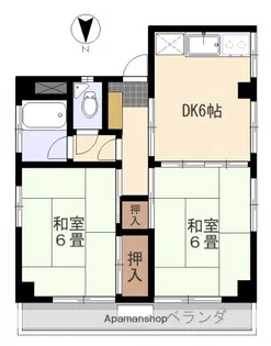 中川ビル【301号室】の間取り