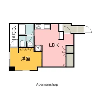 シャトレ三陽【9階】の間取り