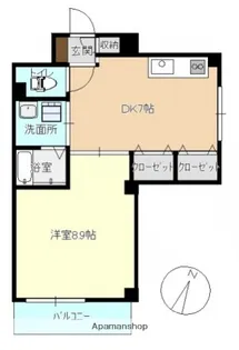 プランドール牛田本町【3階】の間取り
