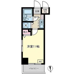 ダイアパレス平和通り【2階】の間取り
