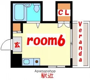 第16深川ビル【501号室】の間取り