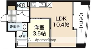SHETLAND KUSUNOKI【5階】の間取り