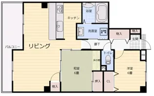 EFTー牛田東【103号室号室】の間取り