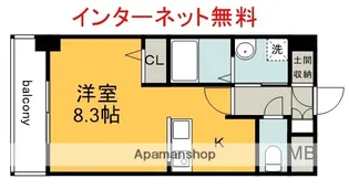 HITOTO広島ナレッジスクエア【415号室】の間取り