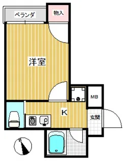 FORWEST段原(フォーウエスト段原)【402号室号室】の間取り