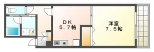 ワセダビル【401号室号室】の間取り