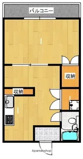 グローバル松川【604号室】の間取り