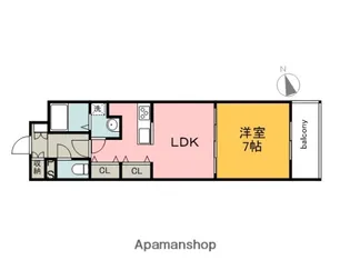 M・TERRAZA吉島東【11階】の間取り