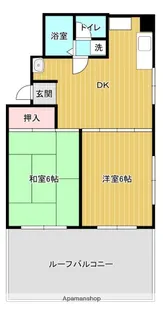 フラワーパレスハラダ【3階】の間取り
