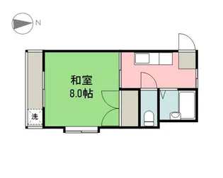 広島県広島市南区宇品御幸1丁目【アパート】の間取り