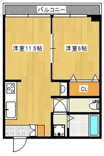 デュウオコート東雲本町【401号室号室】の間取り