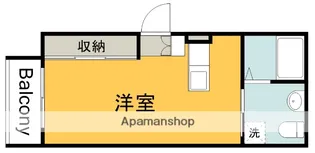 尾長東アパートB棟【1階】の間取り